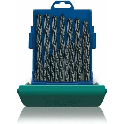 Heller Tools 17737 5 HSS Boorenset - Metaal, 19 stuks, DIN 338 Heller Tools 17737 5 HSS Boorenset - Metaal, 19 stuks, DIN 338