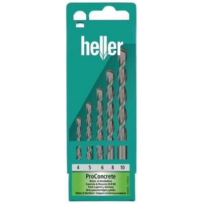 Heller Proconcrete Beton- & Steinbohrer 5 Stück Heller Proconcrete Beton- & Steinbohrer 5 Stück