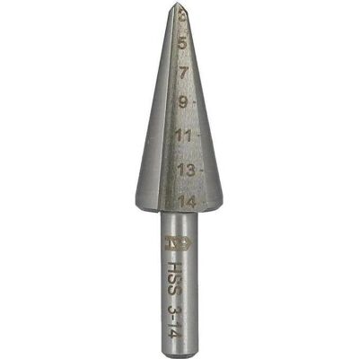Heller Tools 22597 7 Bohrersatz - 3-14 mm HSS, 58 mm Gesamtlänge Heller Tools 22597 7 Bohrersatz - 3-14 mm HSS, 58 mm Gesamtlänge