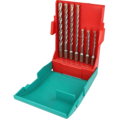 Heller Tools TriJet 27588 - Hartmetall Bohrhämmer-Set - 7 Stück Heller Tools TriJet 27588 - Hartmetall Bohrhämmer-Set - 7 Stück