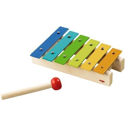 Haba Metallophon - Buntes Kinderinstrument - Pentatonik, 5 Töne Haba Metallophon - Buntes Kinderinstrument - Pentatonik, 5 Töne