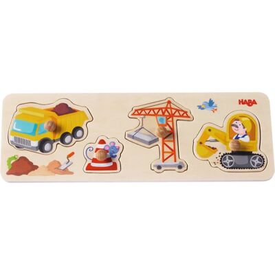 HABA - Greifpuzzle Auf Der Baustelle 4 Teile HABA - Greifpuzzle Auf Der Baustelle 4 Teile