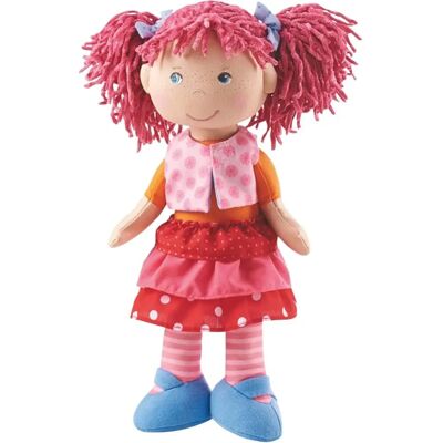 Poupée en peluche rose Lilli-Lou de HABA - Jouet pour enfants - Publicité Poupée en peluche rose Lilli-Lou de HABA - Jouet pour enfants - Publicité