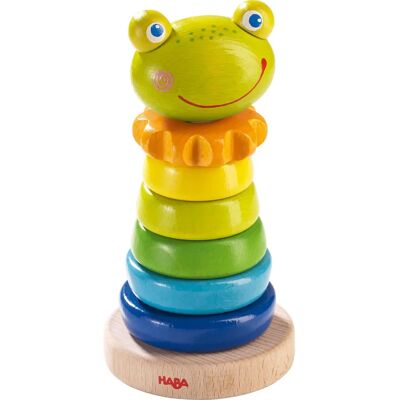 HABA Jouet empilable Frosch - Blocs en bois éducatifs HABA Jouet empilable Frosch - Blocs en bois éducatifs