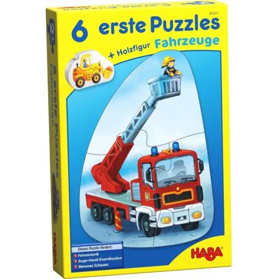 HABA 6 eerste puzzels - Voertuigen - Kinderpuzzel HABA 6 eerste puzzels - Voertuigen - Kinderpuzzel