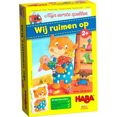 HABA 303469 Bordspel - Mijn eerste spellen, Opruimen - Bordspel HABA 303469 Bordspel - Mijn eerste spellen, Opruimen - Bordspel