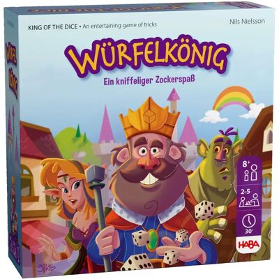 HABA Würfelkönig - Würfelspiel - 15.7x15.4x5.5cm - Gesellschaftsspiel HABA Würfelkönig - Würfelspiel - 15.7x15.4x5.5cm - Gesellschaftsspiel