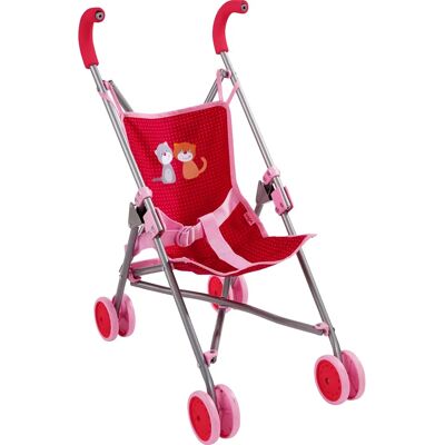 HABA Puppenwagen - Rot/Rosa - Zusammenklappbar - Realistisches Puppenerlebnis HABA Puppenwagen - Rot/Rosa - Zusammenklappbar - Realistisches Puppenerlebnis