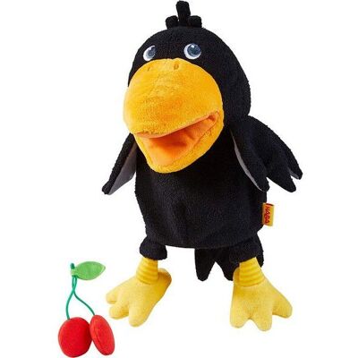 Muñeco de mano de cuervo Theo de HABA - Peluche Muñeco de mano de cuervo Theo de HABA - Peluche