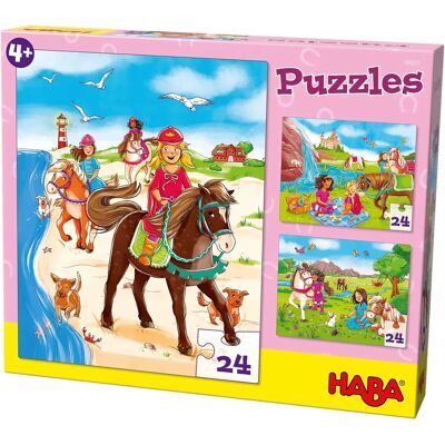 Haba Games Horse Girls 24 Puzzle - Kinderspiel Haba Games Horse Girls 24 Puzzle - Kinderspiel