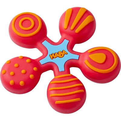 HABA Röd Stjärna Tandrings - Stimulerar Sinnen - 8cm HABA Röd Stjärna Tandrings - Stimulerar Sinnen - 8cm
