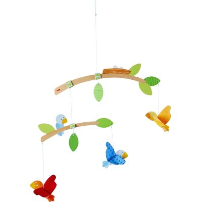 Mobile Bébé HABA - Oiseaux Colorés pour le Change - Publicité Mobile Bébé HABA - Oiseaux Colorés pour le Change - Publicité