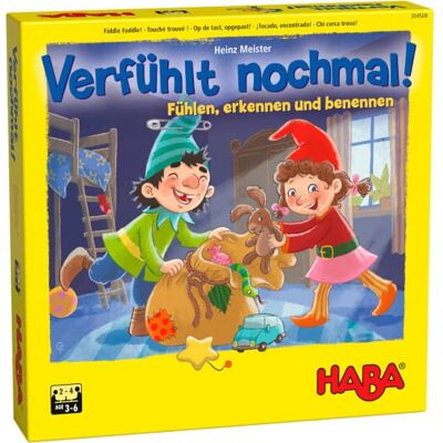 Haba Verfühlt nochmal! - Fiddle Faddle Brädspel - Motoriska Färdigheter för Barn Haba Verfühlt nochmal! - Fiddle Faddle Brädspel - Motoriska Färdigheter för Barn