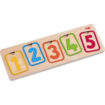 HABA 304587 Pussel - Lär dig 1-5 - Träpussel för barn HABA 304587 Pussel - Lär dig 1-5 - Träpussel för barn