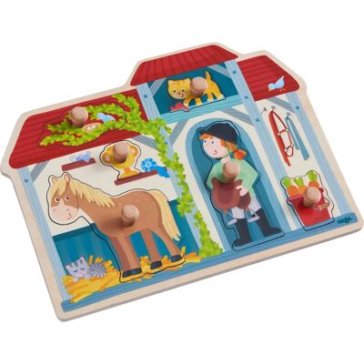 HABA Pferdestall Greifpuzzle - Kinderspielzeug HABA Pferdestall Greifpuzzle - Kinderspielzeug