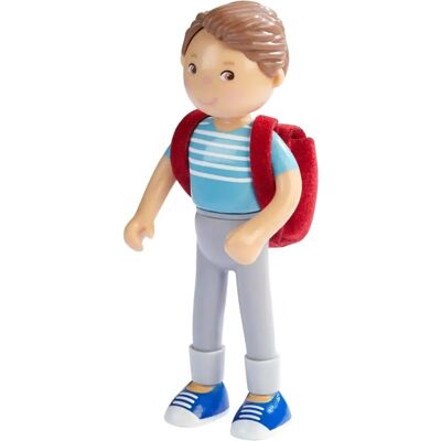 HABA Little Friends - Papa Karsten - Czerwony Plecak - Laleczka HABA Little Friends - Papa Karsten - Czerwony Plecak - Laleczka