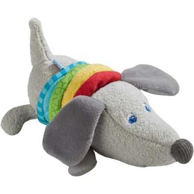 HABA Ratterfigur Dackel - Bunt Plüschspielzeug für Babys - Feinmotorik & Kuscheln HABA Ratterfigur Dackel - Bunt Plüschspielzeug für Babys - Feinmotorik & Kuscheln