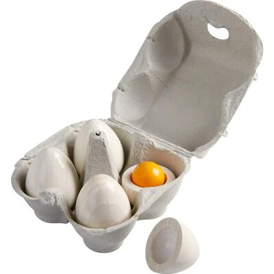 HABA Mini-Eierset - Bildendes Holzspielzeug für Kinder - 4 Stück HABA Mini-Eierset - Bildendes Holzspielzeug für Kinder - 4 Stück