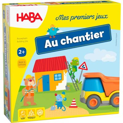 HABA Moje pierwsze gry – Plac budowy - Gra planszowa HABA Moje pierwsze gry – Plac budowy - Gra planszowa