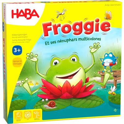Haba Skaczące Żabki - Gra Planszowa dla Dzieci 3-6 Lat Haba Skaczące Żabki - Gra Planszowa dla Dzieci 3-6 Lat