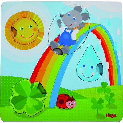 HABA 305345 Puzzle Sensoriel Souris - Jouet de Puzzle HABA 305345 Puzzle Sensoriel Souris - Jouet de Puzzle