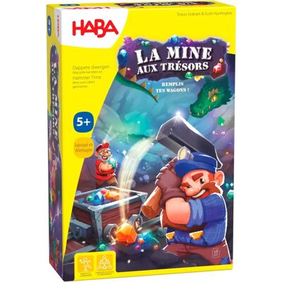 Haba La Mine Aux Tresors - Gioco da tavolo meccanico innovativo Haba La Mine Aux Tresors - Gioco da tavolo meccanico innovativo