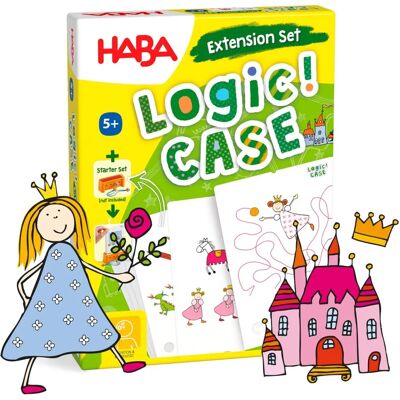 Haba PRINCESSES Logic Case - Conjunto de expansão colorido Haba PRINCESSES Logic Case - Conjunto de expansão colorido