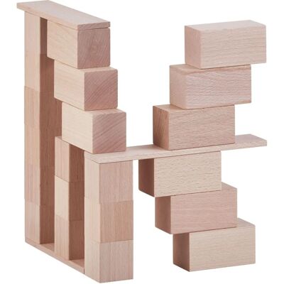 HABA Beige Clever-Up! 2.0 Système de Blocs - Jeu de construction - Publicité HABA Beige Clever-Up! 2.0 Système de Blocs - Jeu de construction - Publicité