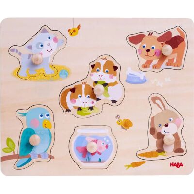 HABA 306541 Holz-Puzzle mit Tiermotiven - 6 Teile HABA 306541 Holz-Puzzle mit Tiermotiven - 6 Teile