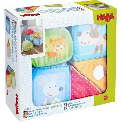 HABA Baby Weiche Tierisch Geometrisch Stapelspielzeug - 6M+ HABA Baby Weiche Tierisch Geometrisch Stapelspielzeug - 6M+