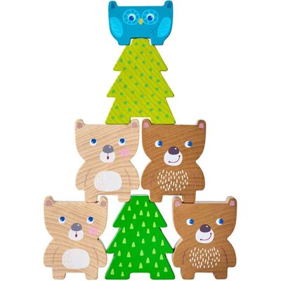 HABA 306705 - Stapelspielzeug Waldfreunde, 3D-Puzzle, Holz, 19 Teile HABA 306705 - Stapelspielzeug Waldfreunde, 3D-Puzzle, Holz, 19 Teile