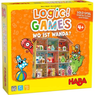 HABA 306806 Motorikspielzeug - Logic! Spiele Wo ist Wanda? Rätselbox mit Figuren HABA 306806 Motorikspielzeug - Logic! Spiele Wo ist Wanda? Rätselbox mit Figuren
