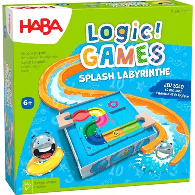 HABA Splash Labyrinthe - Jeu de puzzle pour enfants 6+ - Bleu HABA Splash Labyrinthe - Jeu de puzzle pour enfants 6+ - Bleu
