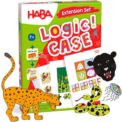 HABA 1307153001 Juego de Mesa - Logic! Estuche de Extensión Animales Peligrosos HABA 1307153001 Juego de Mesa - Logic! Estuche de Extensión Animales Peligrosos