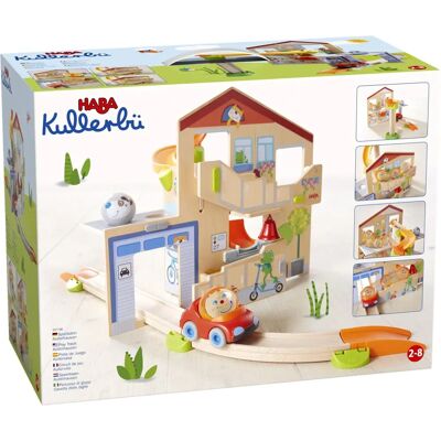 Haba Kullerbü Ensemble - Maison avec Cloches et Rampes Haba Kullerbü Ensemble - Maison avec Cloches et Rampes