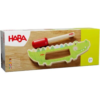 HABA Guiro Krokodil - Interaktív fa játék - Zenei hangszer HABA Guiro Krokodil - Interaktív fa játék - Zenei hangszer