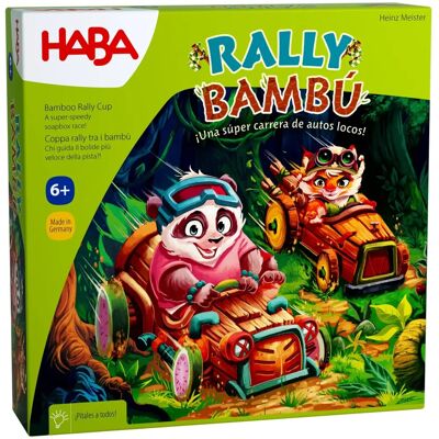 Haba Bamboo Rally - Gioco da Tavolo Verde - Gioco di Strategia per 2-4 Giocatori Haba Bamboo Rally - Gioco da Tavolo Verde - Gioco di Strategia per 2-4 Giocatori