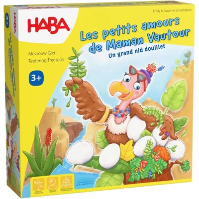 Haba - Les petits amours de Maman Vautour - Jeu coopératif pour enfants Haba - Les petits amours de Maman Vautour - Jeu coopératif pour enfants
