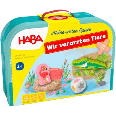HABA 2011719001 Jeu vétérinaire en bois - Jeu d'apprentissage précoce HABA 2011719001 Jeu vétérinaire en bois - Jeu d'apprentissage précoce