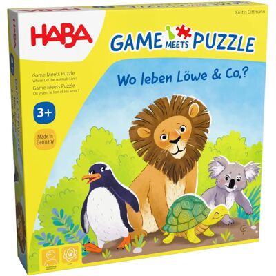 HABA 2011724001 Tierpuzzle Brettspiel - Bildungsspiel für Kinder HABA 2011724001 Tierpuzzle Brettspiel - Bildungsspiel für Kinder