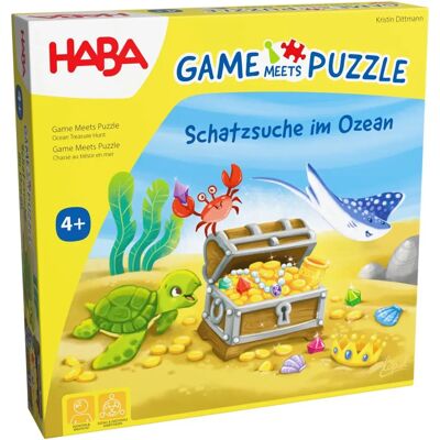 HABA 2011723001 Juego de mesa - Rompecabezas de tesoro submarino HABA 2011723001 Juego de mesa - Rompecabezas de tesoro submarino