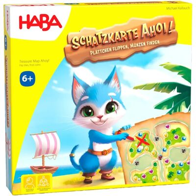 Haba 2011824001 - Schatzkarte Ahoi! Gra planszowa dla dzieci 6+ Haba 2011824001 - Schatzkarte Ahoi! Gra planszowa dla dzieci 6+