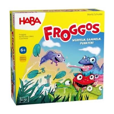 HABA Froggos 10 min Juego de mesa - Juego familiar con reglas sencillas HABA Froggos 10 min Juego de mesa - Juego familiar con reglas sencillas