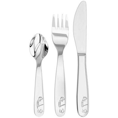 HABA Dino Besteck-Set - Kindgerechtes Edelstahlbesteck HABA Dino Besteck-Set - Kindgerechtes Edelstahlbesteck
