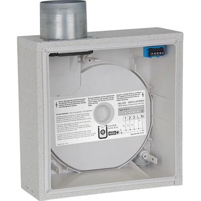Helios - ELS-GUB UP-Gehäuse - Blanc - DN80 - Ventilation housing - Publicité Helios - ELS-GUB UP-Gehäuse - Blanc - DN80 - Ventilation housing - Publicité