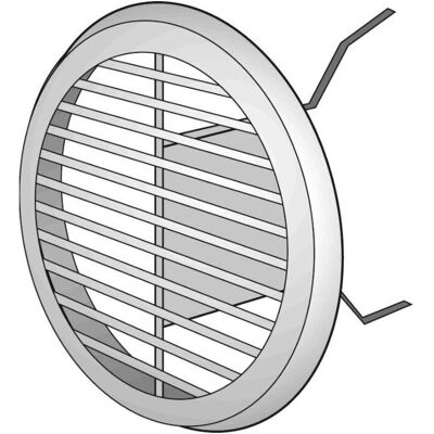 Helios LGR 150 - Grille de ventilation métallique - DN 125-150 - Blanc - Publicité Helios LGR 150 - Grille de ventilation métallique - DN 125-150 - Blanc - Publicité