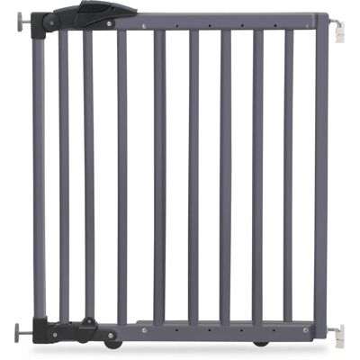 Barrière de sécurité bébé - Geuther, Bois Hêtre, Gris - Publicité Barrière de sécurité bébé - Geuther, Bois Hêtre, Gris - Publicité
