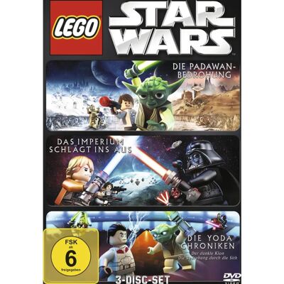 Fox LEGO Star Wars DVDs - 3 Scheiben - 84 Min - Region 2 Fox LEGO Star Wars DVDs - 3 Scheiben - 84 Min - Region 2