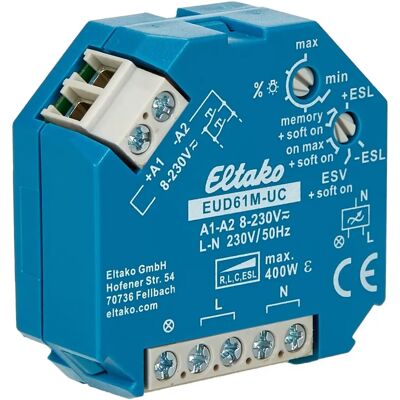 Eltako EUD61M-UC Universalschalter - 400W - Blau Eltako EUD61M-UC Universalschalter - 400W - Blau