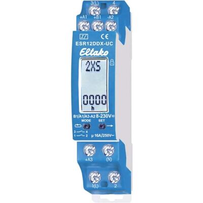 Eltako ESR12DDX-UC Impulsrelais DIN-Schiene 8-230V 16A Eltako ESR12DDX-UC Impulsrelais DIN-Schiene 8-230V 16A